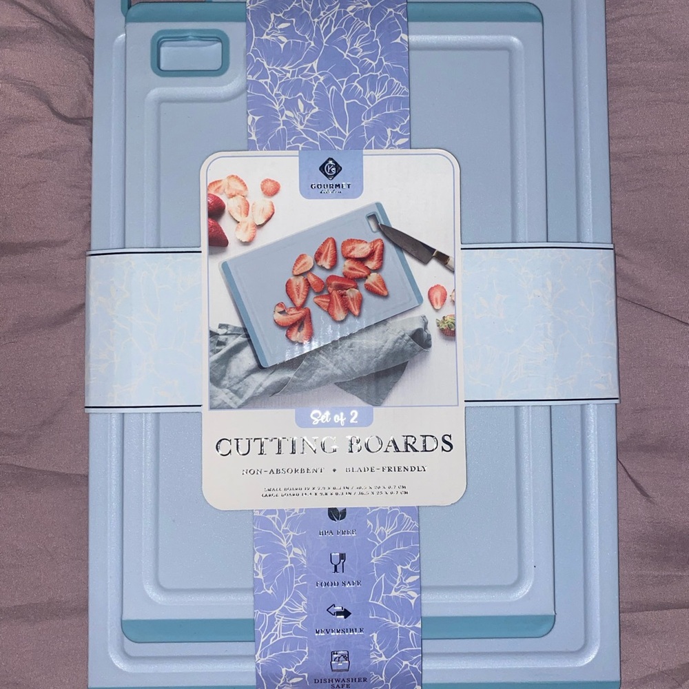 Light Blue Cutting Board Set